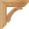 Ekena Millwork Imperial Slat Rough Sawn Bracket w/ Offset Brace, Western Red Cedar, 6"W x 18"D x 18"H BKT0604X18X18IMP06RWR - alternate 2